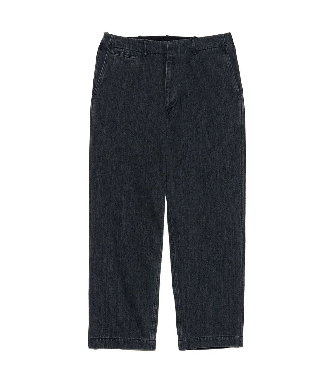 Wide Denim Pants Gray