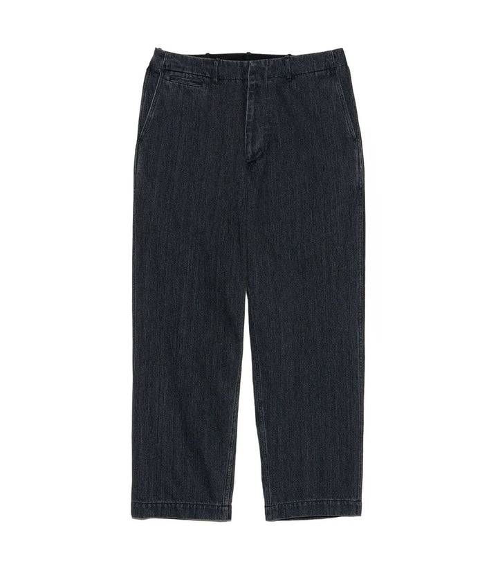Wide Denim Pants Gray