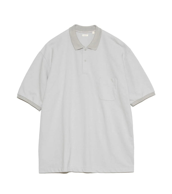 S/S Polo Shirt Grayish Pink