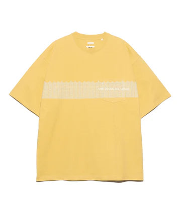OOAL Graphic Pocket Tee Vintage Yellow