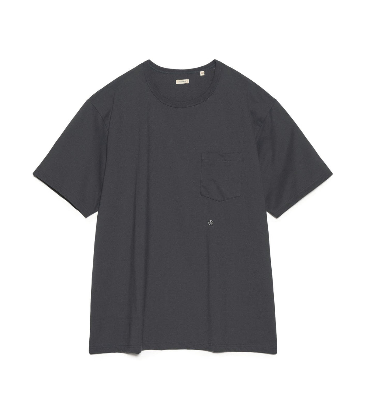 COOLMAX Jersey Pocket Tee Charcoal