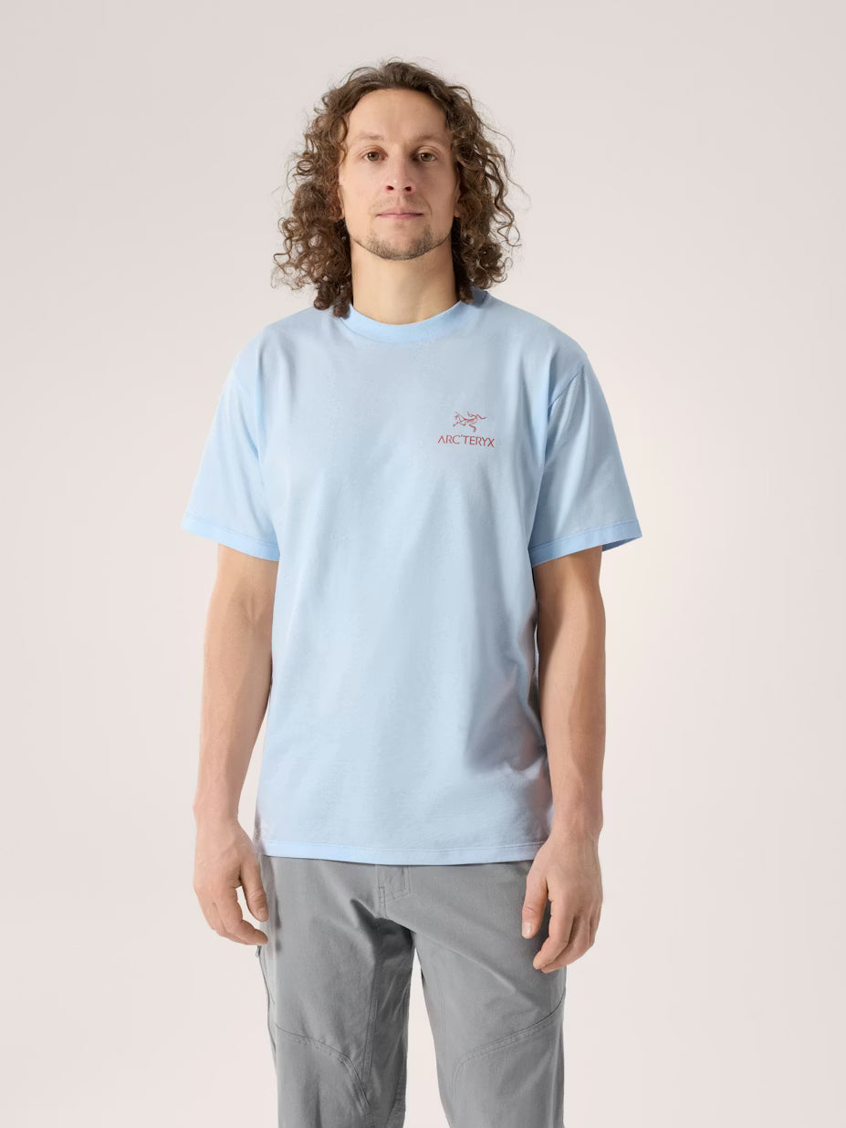 Kragg SL Cotton Bird Word SS Alpine Blue/Stone Red