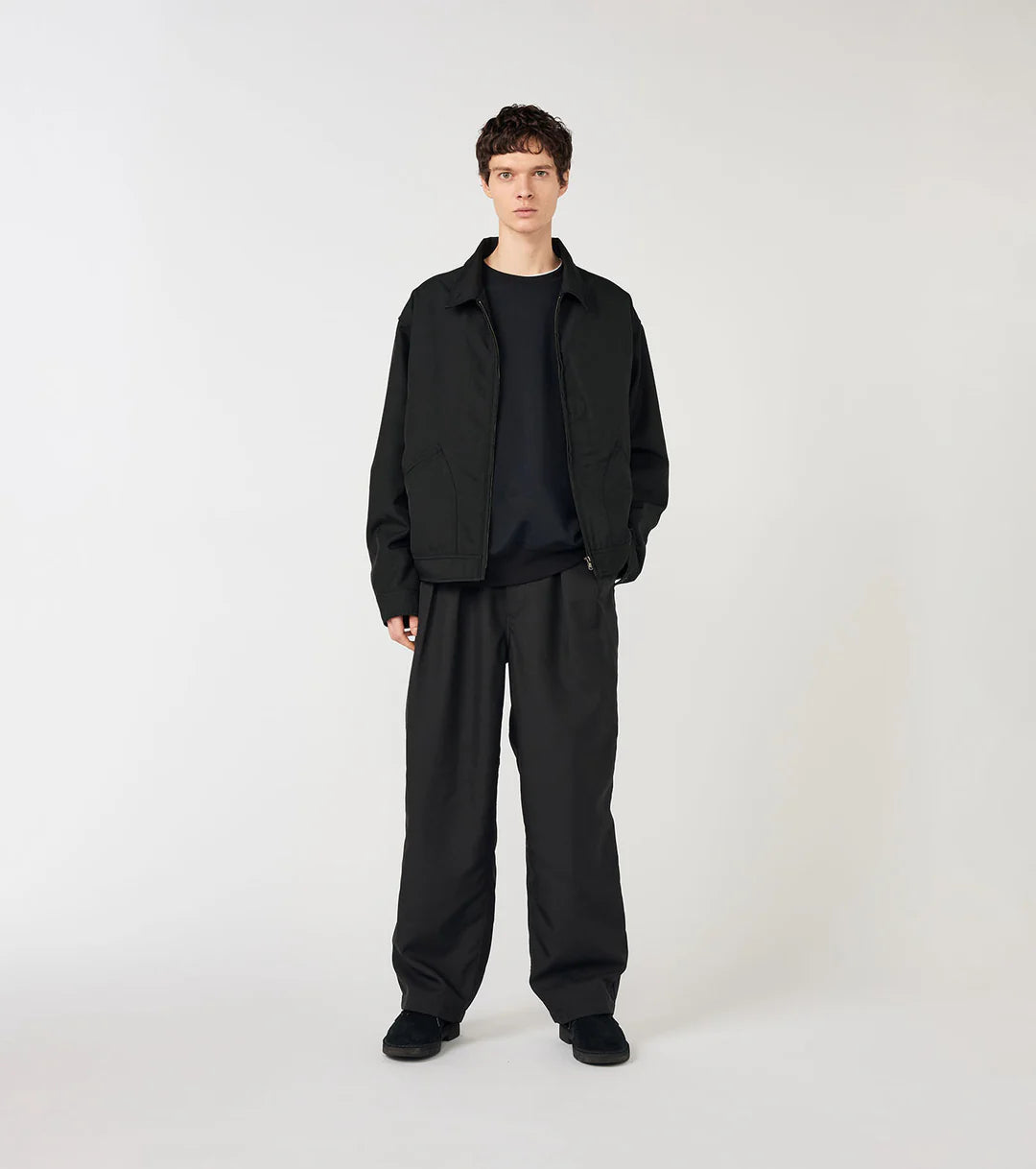 Polyester Twill Deck Jacket Dark Navy