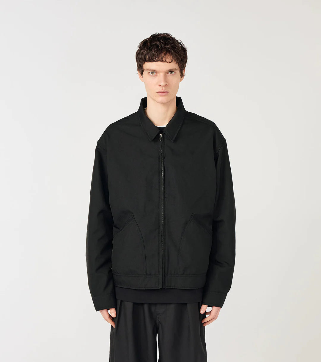 Polyester Twill Deck Jacket Dark Navy