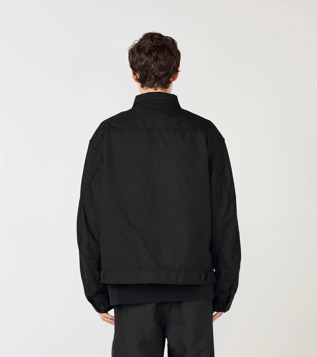 Polyester Twill Deck Jacket Dark Navy