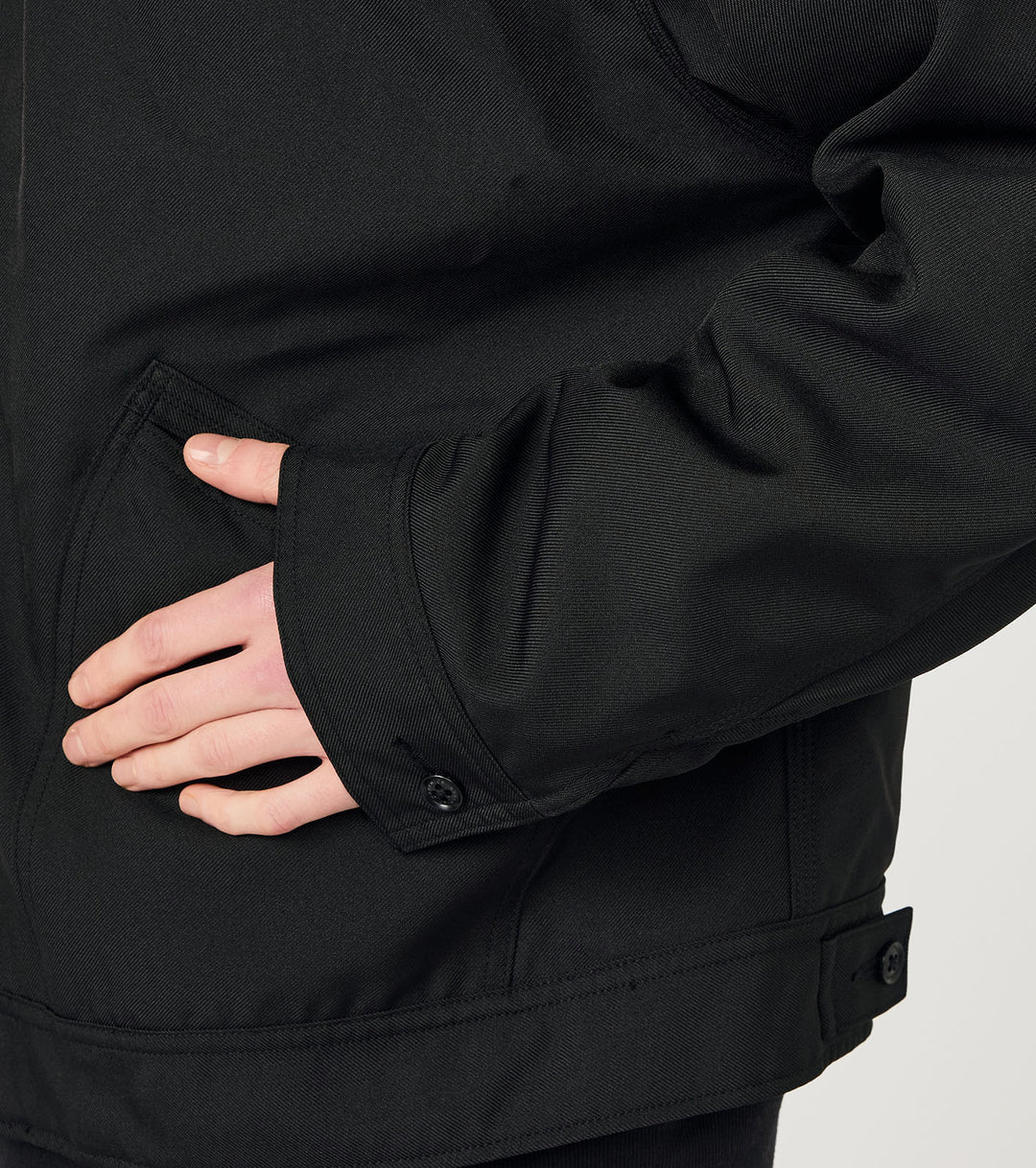 Polyester Twill Deck Jacket Dark Navy