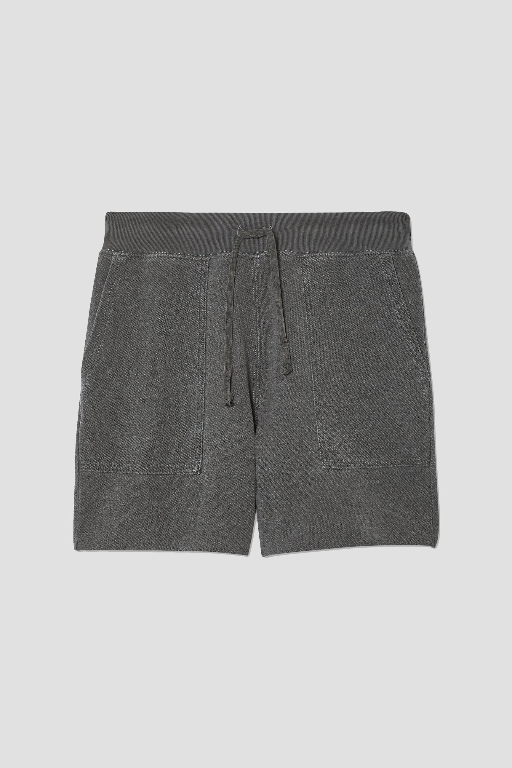 American Twill Back Terry Utility Sweat Short Faded Black