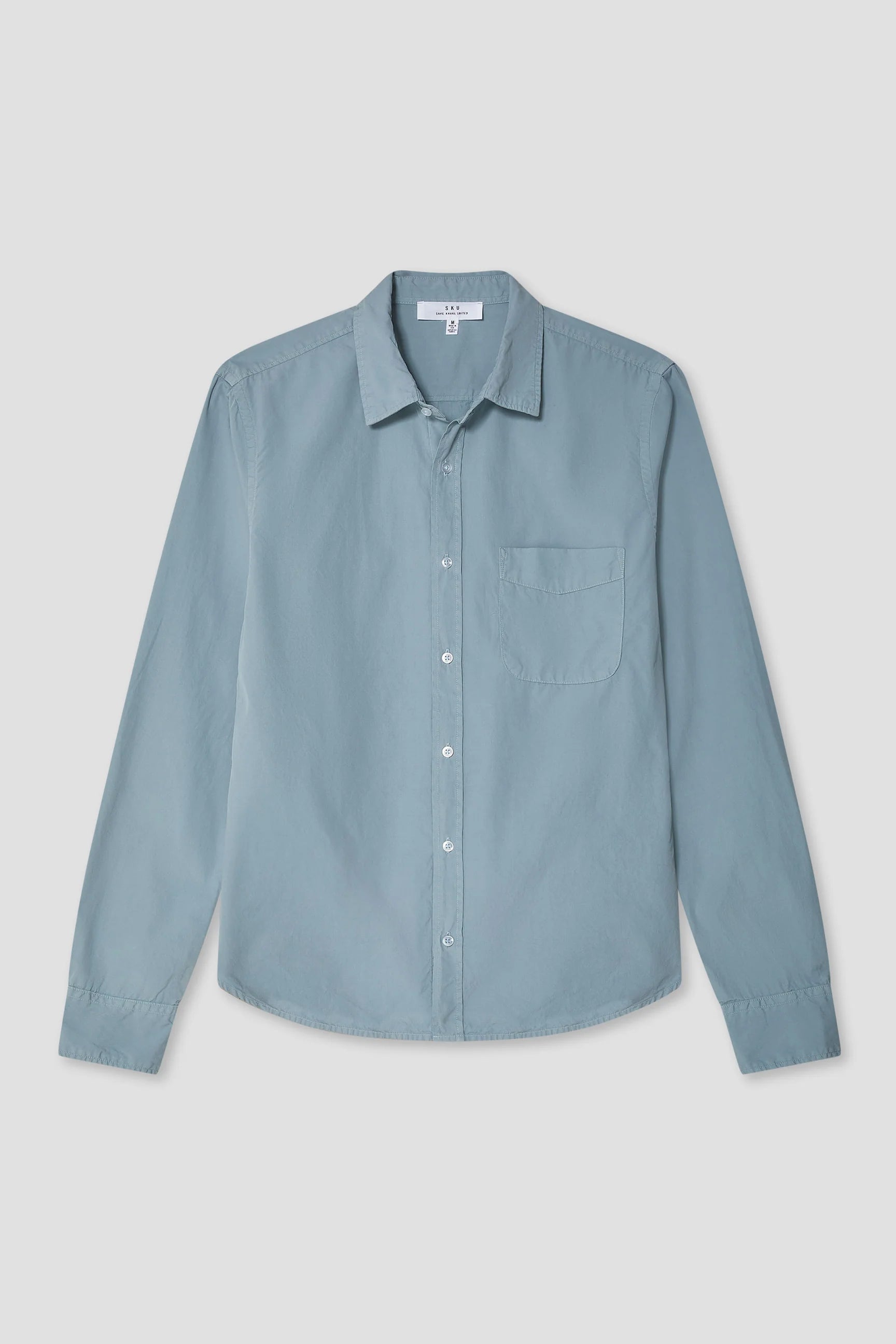 Poplin Standard Shirt Ocean