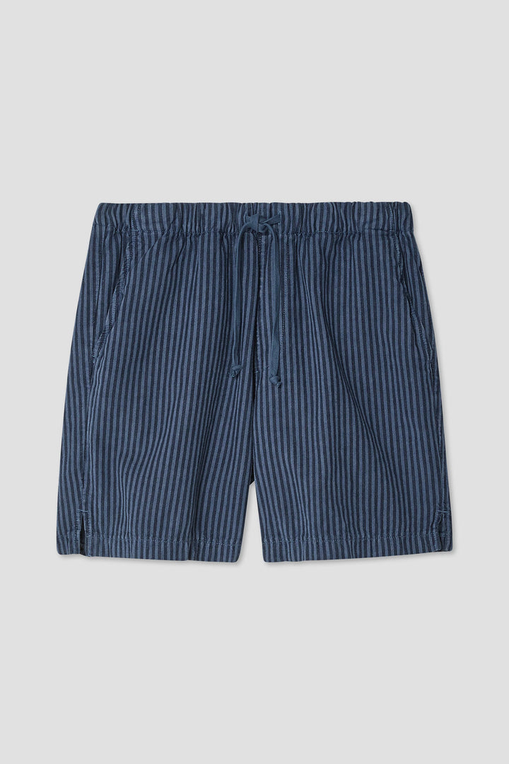 Hemp Stripe Easy Short Blue