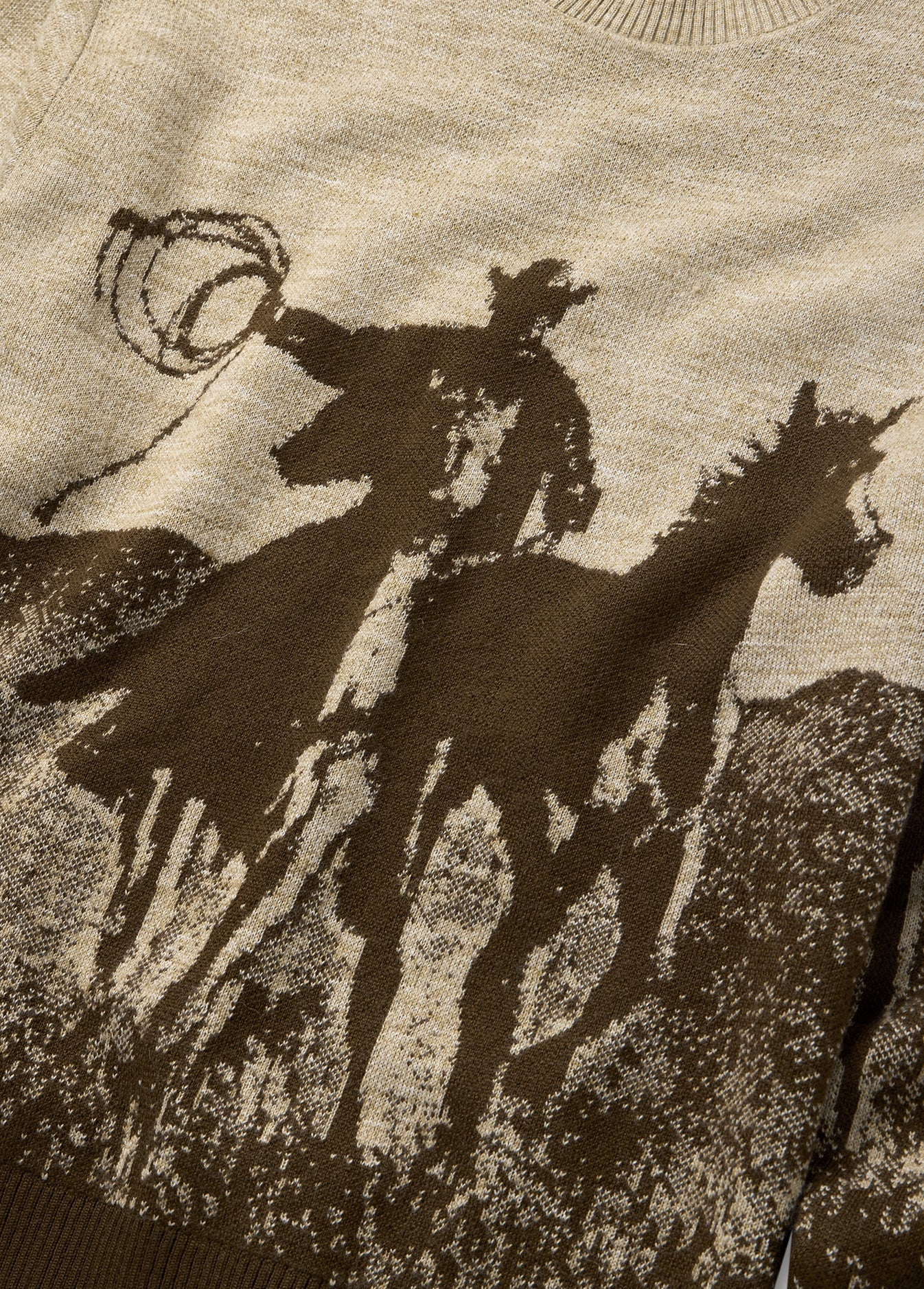 Spirit Of The Planes Knit Sweater Brown