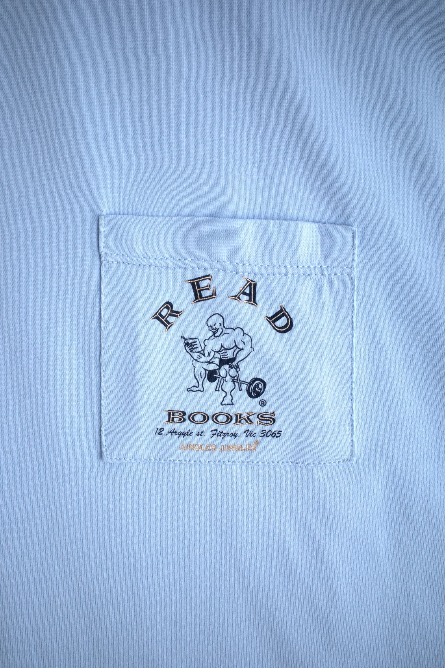 Read More Books Ringer Tee Blue