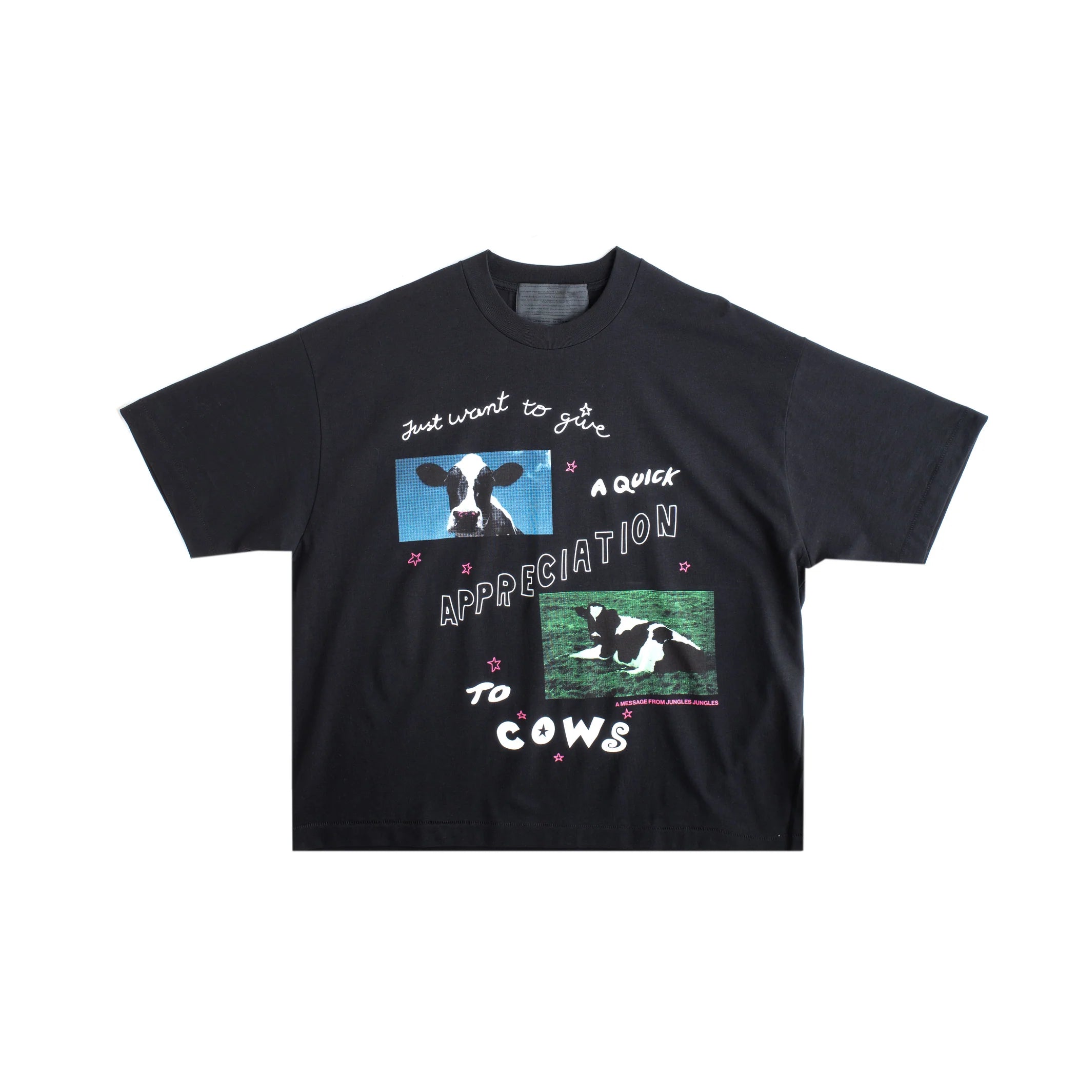 Cow Appreciation Tee Black
