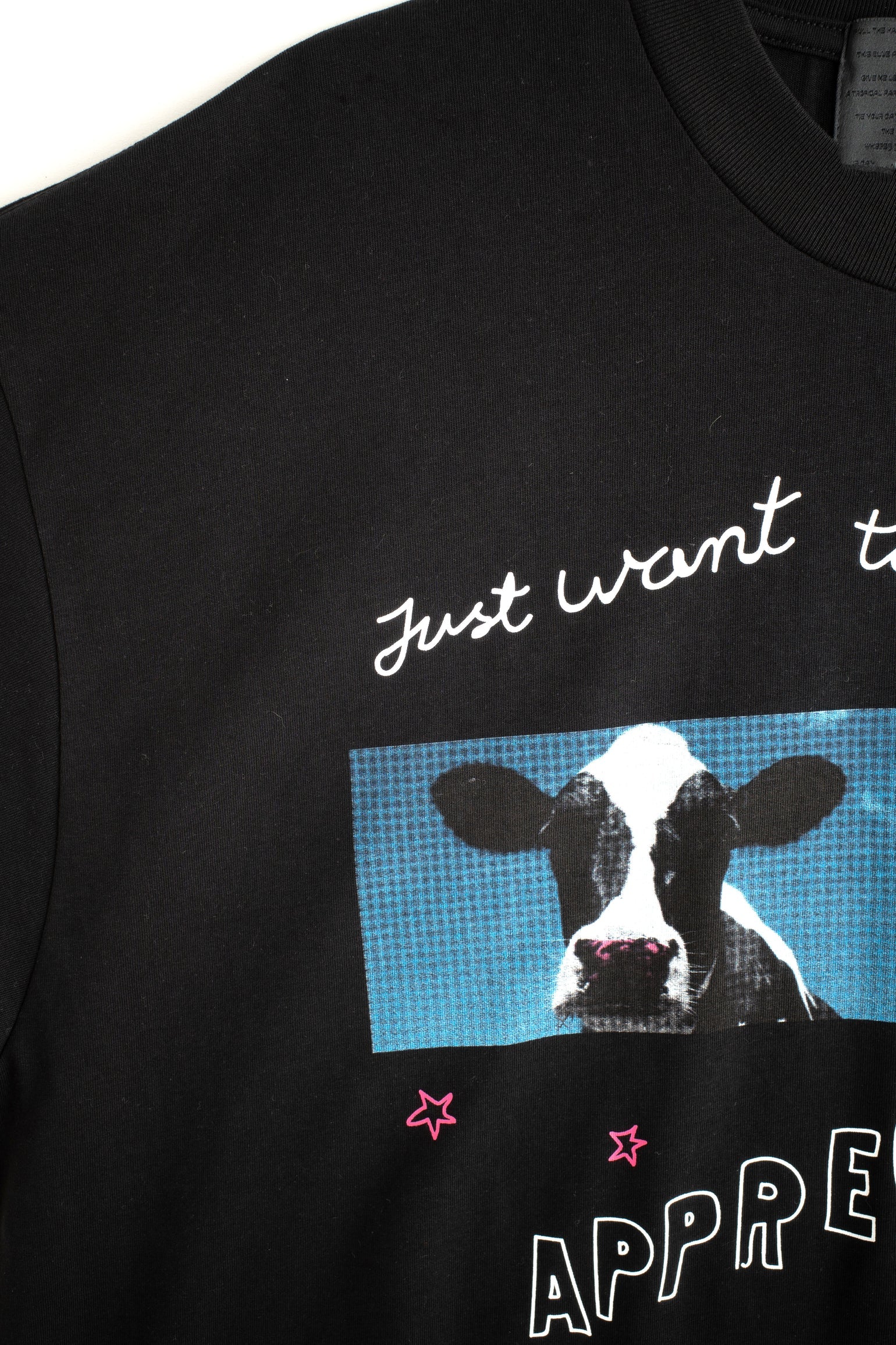 Cow Appreciation Tee Black