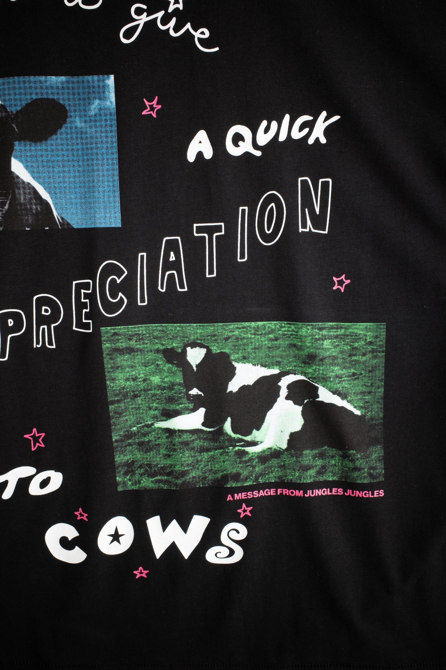 Cow Appreciation Tee Black