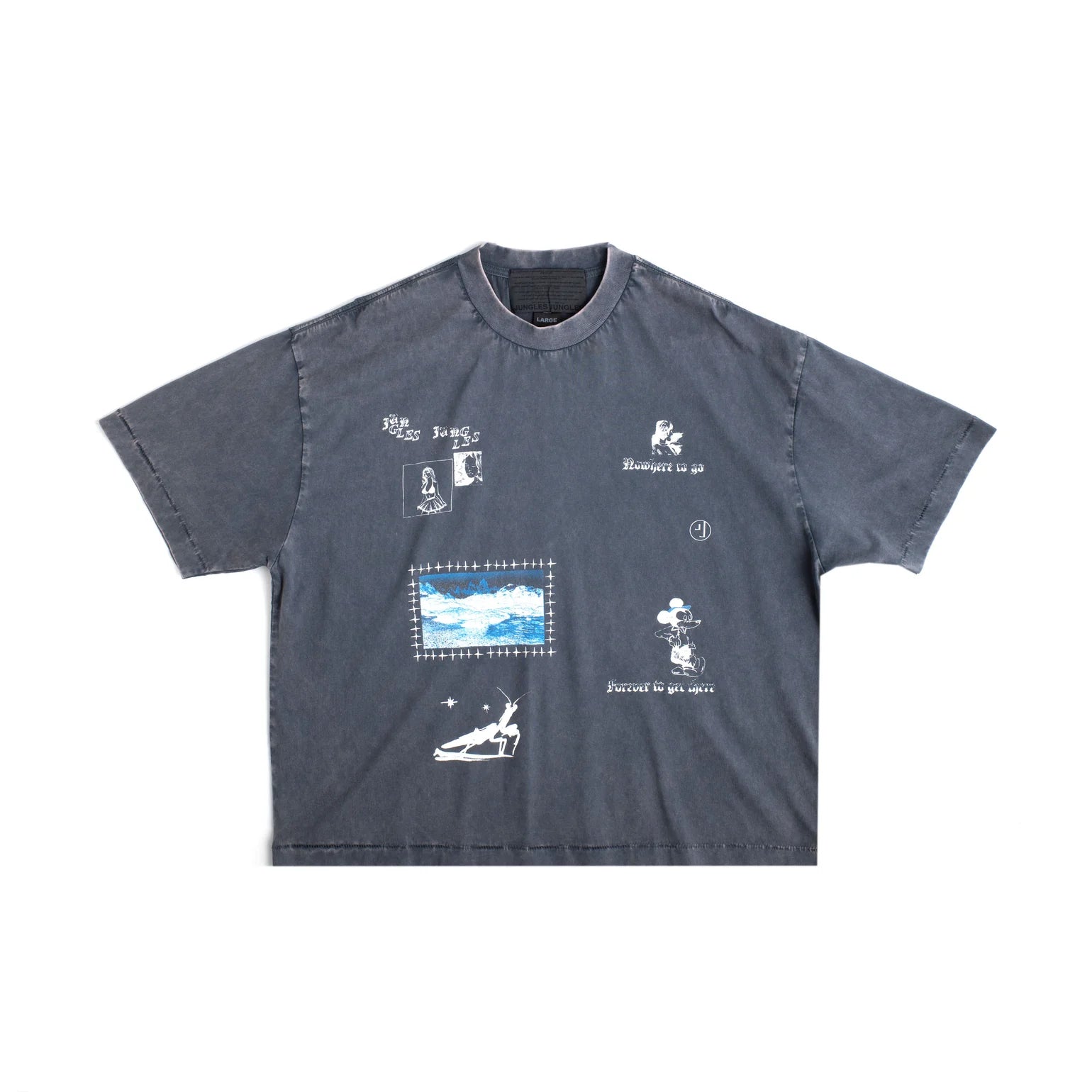 No Where To Go Tee Blue