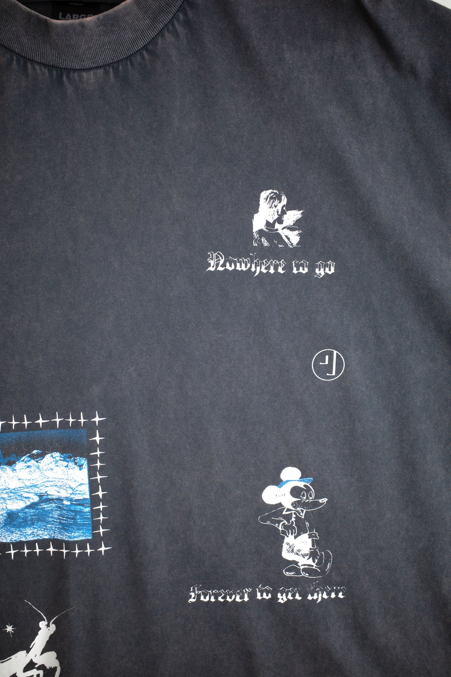 No Where To Go Tee Blue