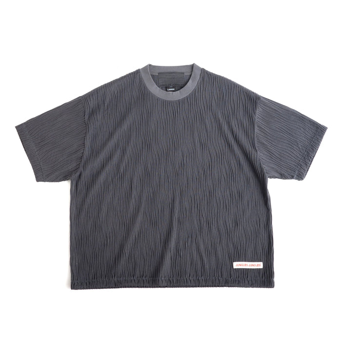 Wavy SS Tee Grey