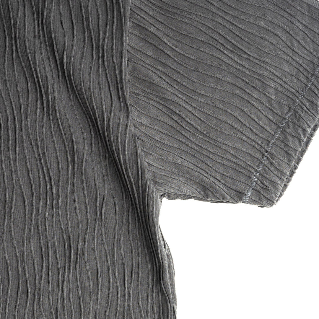 Wavy SS Tee Grey