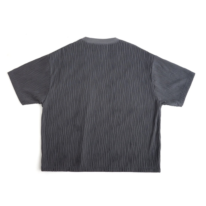 Wavy SS Tee Grey