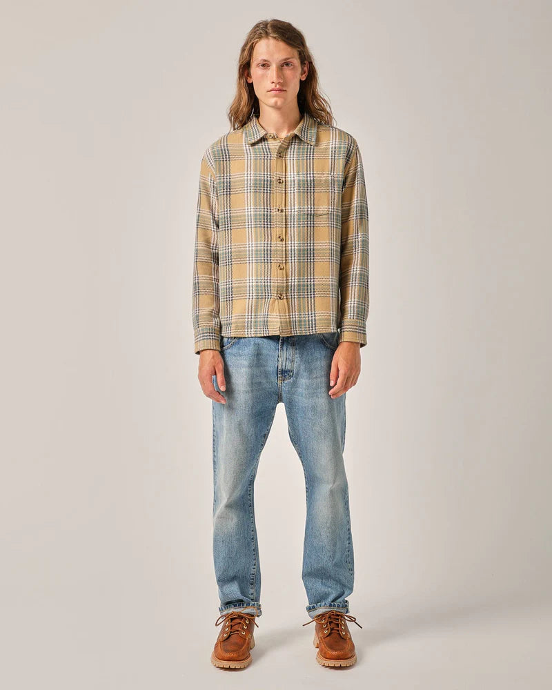 Acid Plaid Stag LS - Tan