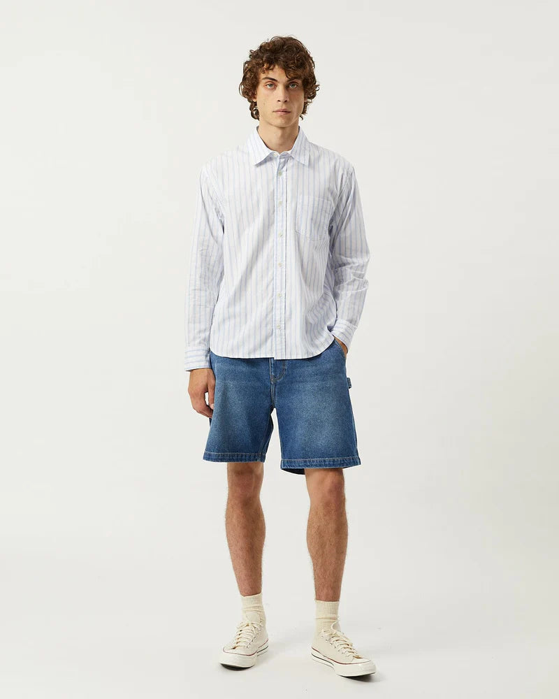 Berg Stripe LS White