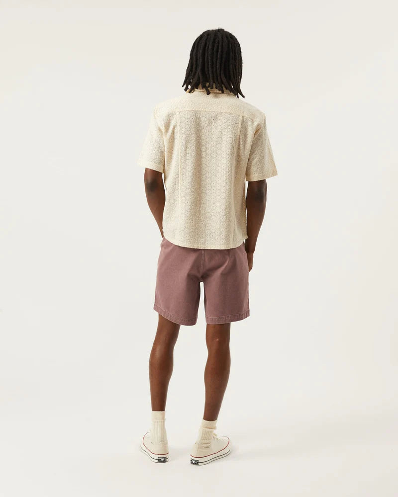 Floral Eyelet SS Natural