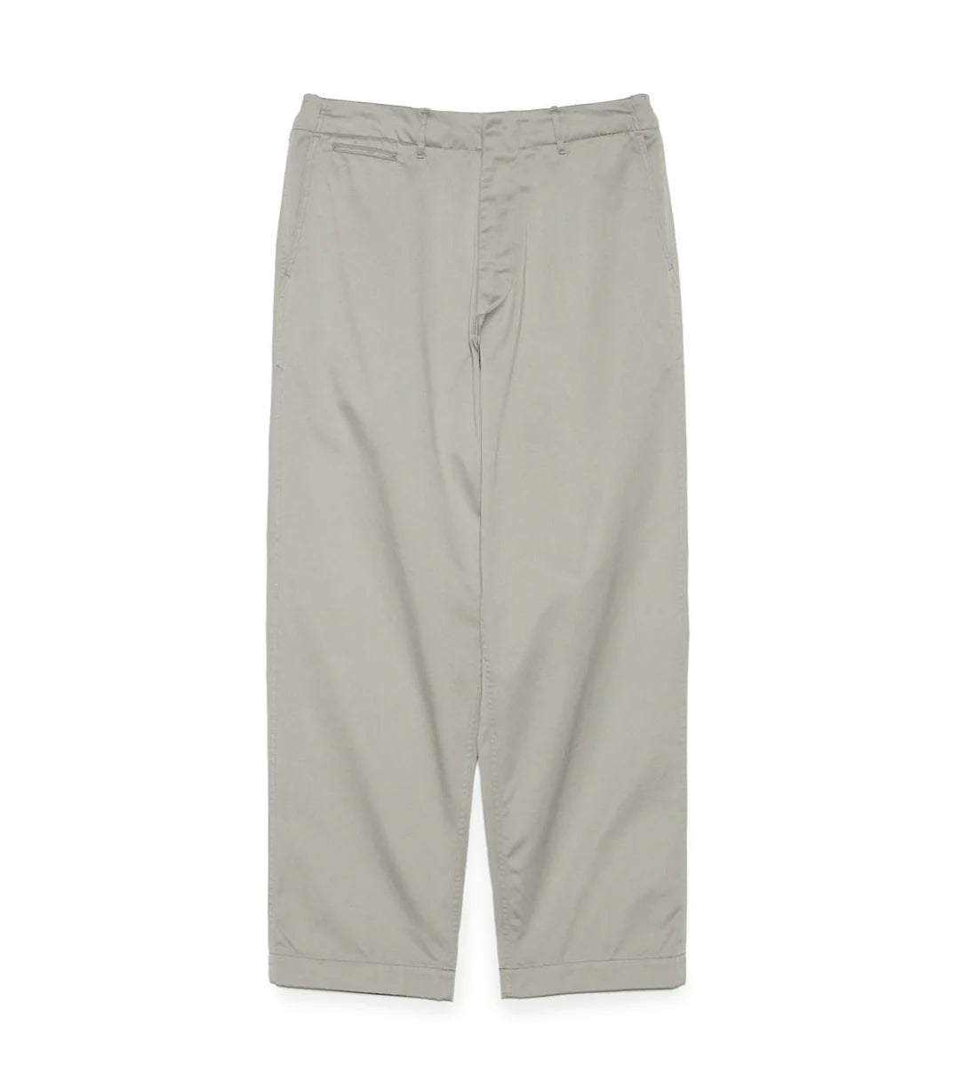 Wide Chino Pants Light Gray