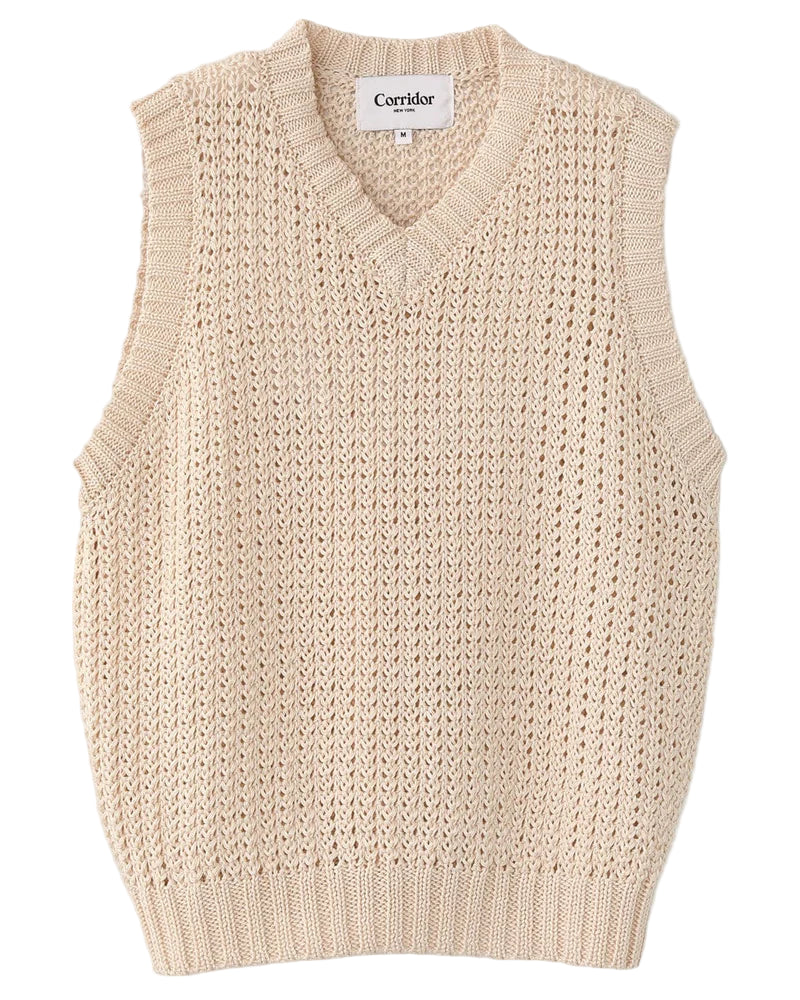 Mercerized Vest Natural