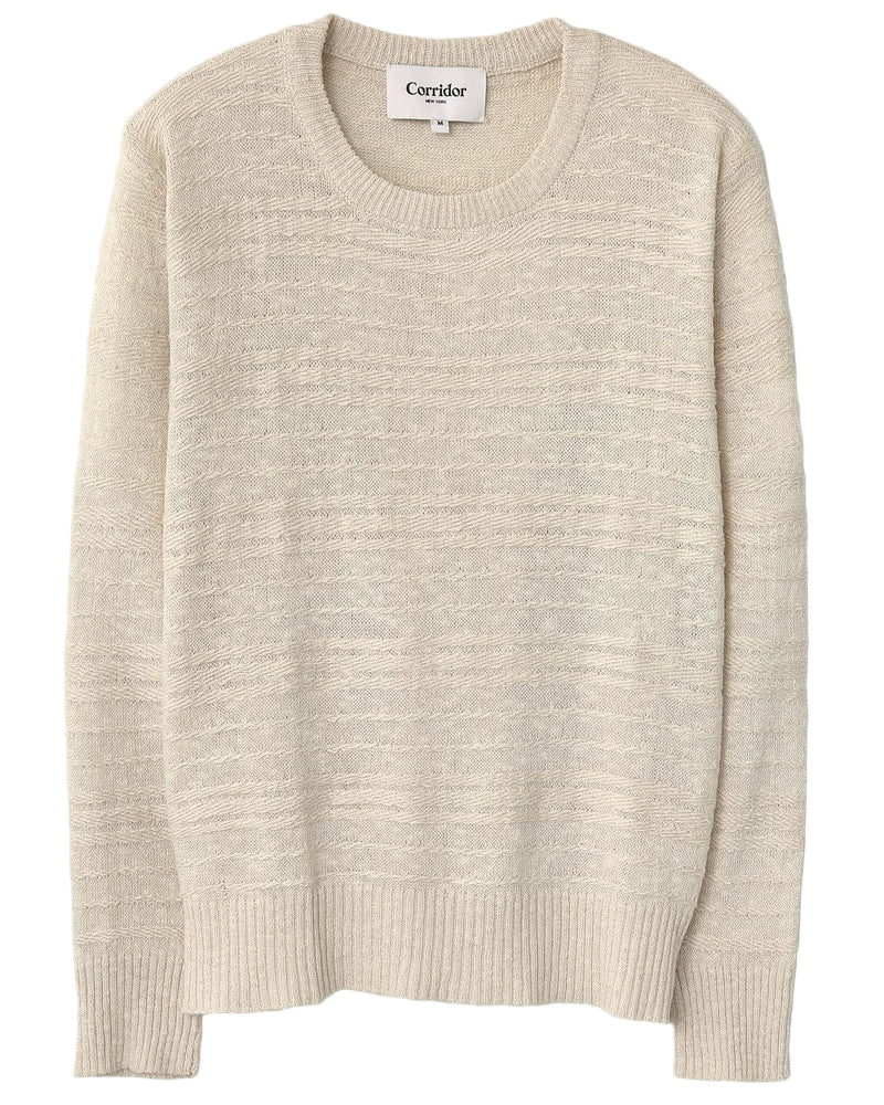 Linen Silk Crewneck