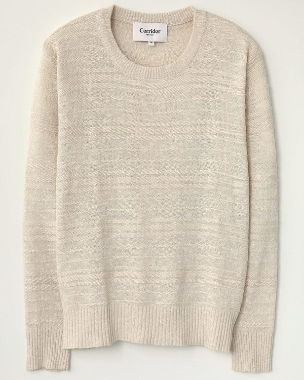 Linen Silk Crewneck