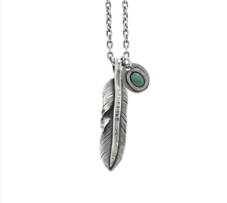LIBERTY FEATHER NECKLACE / CHAIN 50cm