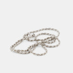 Silver Rope Necklace