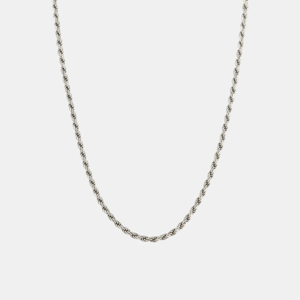 Silver Rope Necklace