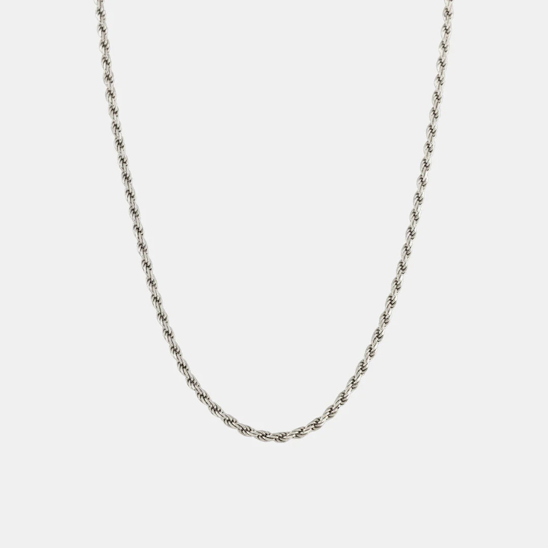 Silver Rope Necklace