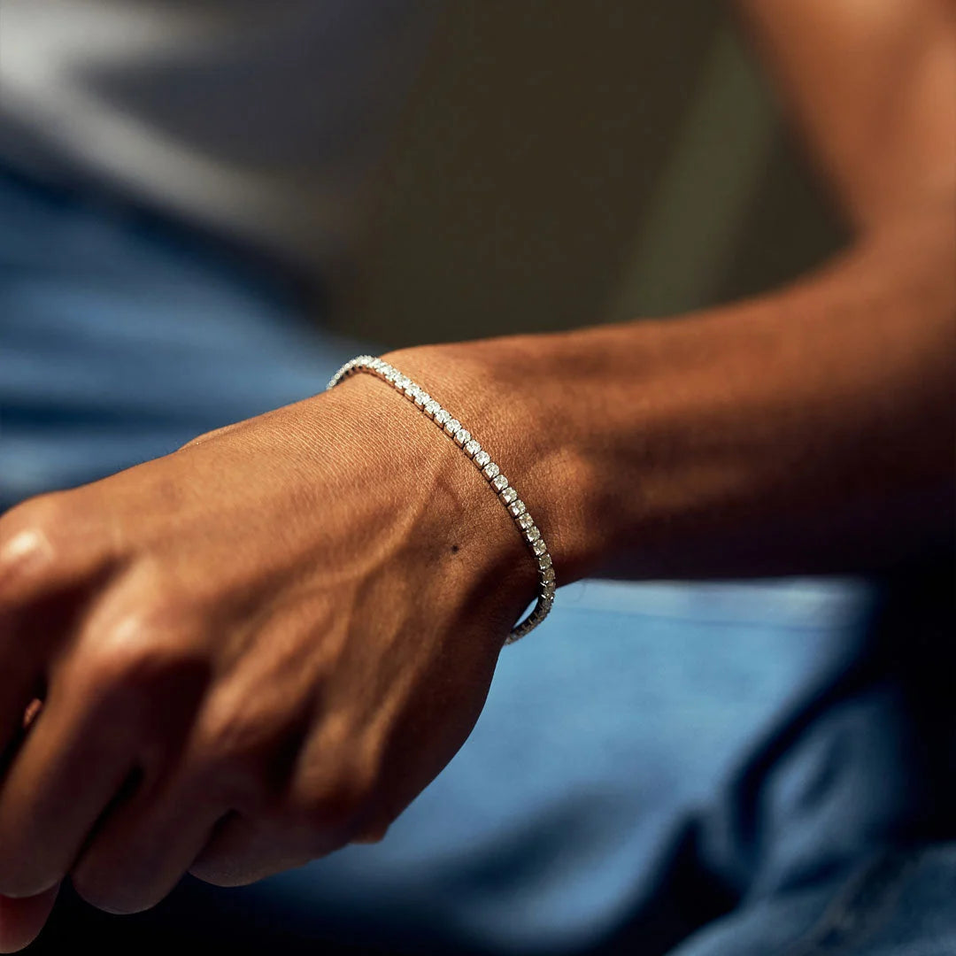 Silver Tennis Bracelet