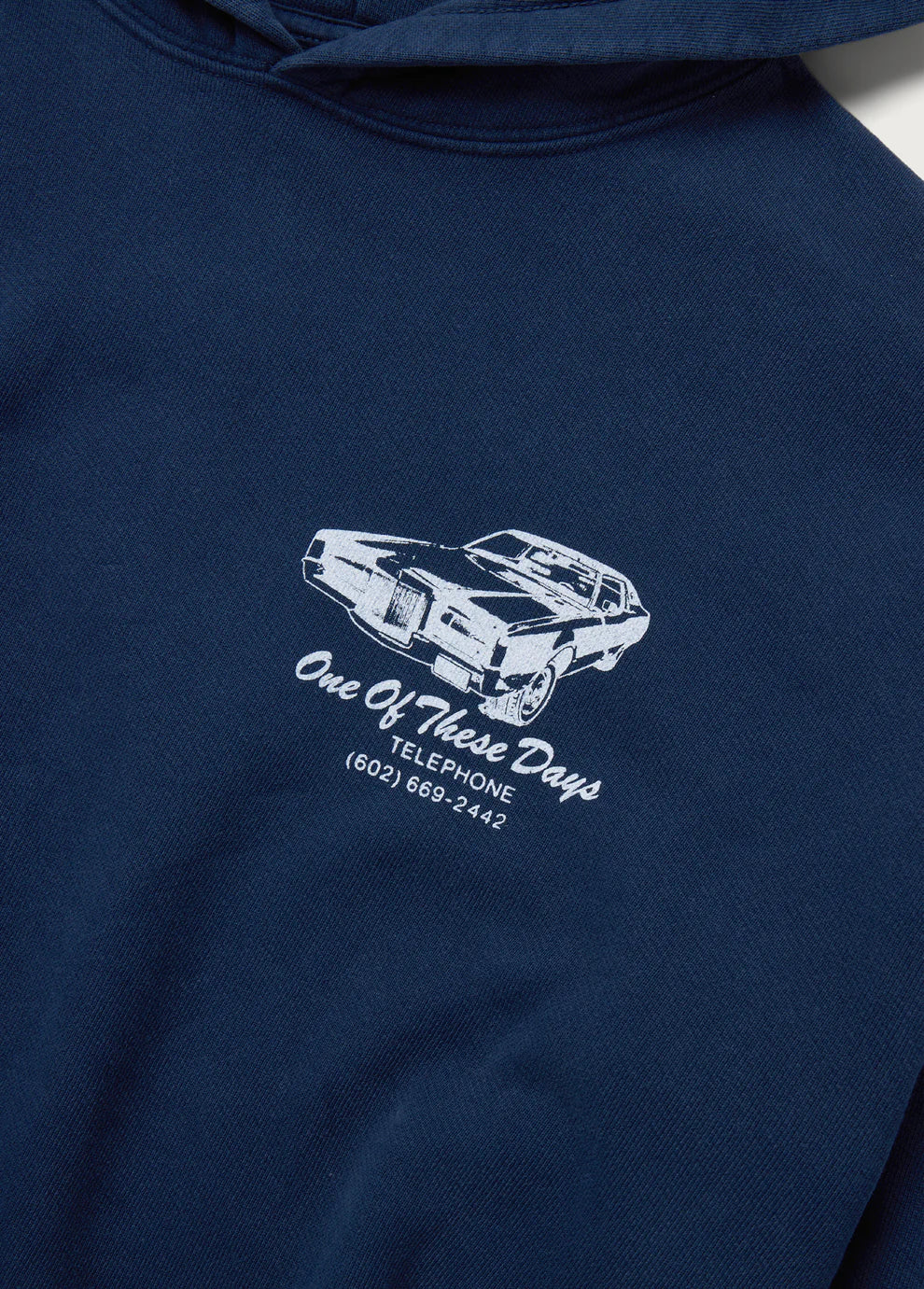 Tire Service Hoody Washed Navy