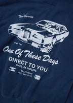 Tire Service Hoody Washed Navy