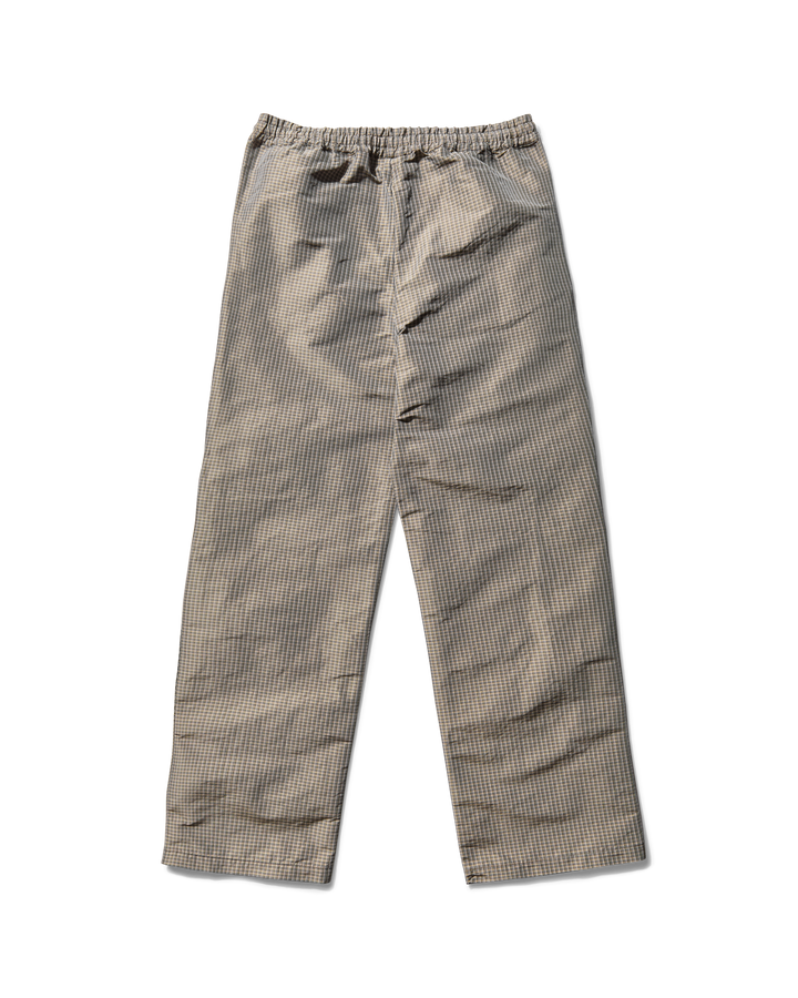 Check Track Pants Beige Black