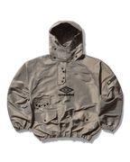 Smock Check Anorak Beige Black