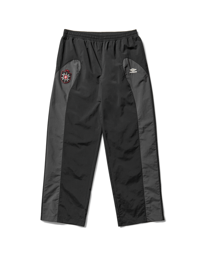 Rose Crest Track Pants Black Dark Gray