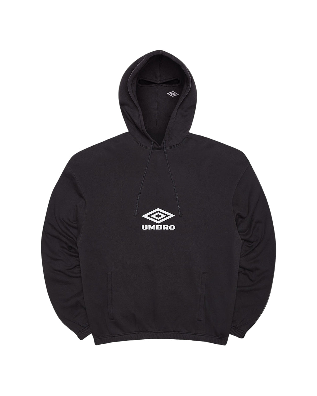 OG Logo Mask Hoodie Washed Black