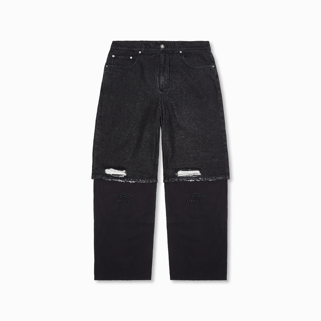 Hybrid Cargo Pants Washed Black