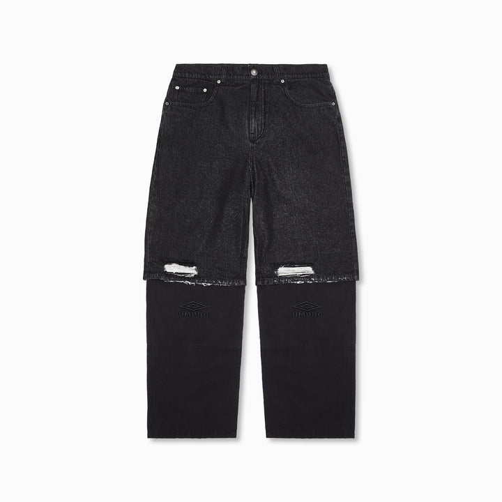 Hybrid Cargo Pants Washed Black