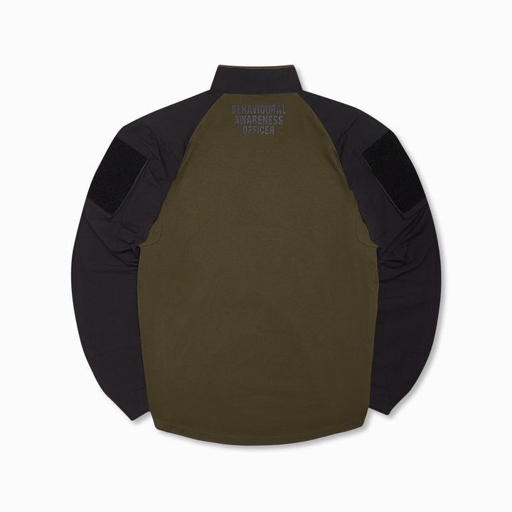 Tactical Half-Zip Black Army Green