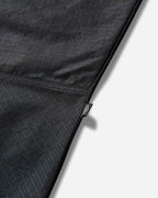 Check Track Pants Navy Dark Brown