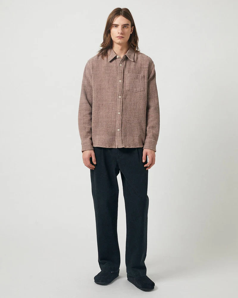 Pigment Dyed Waffle LS Dusk