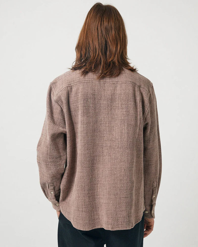 Pigment Dyed Waffle LS Dusk
