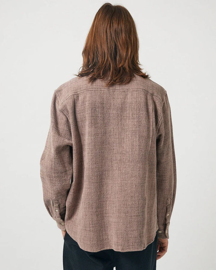 Pigment Dyed Waffle LS Dusk