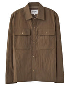 Crinkled Cotton Nylon Shirt