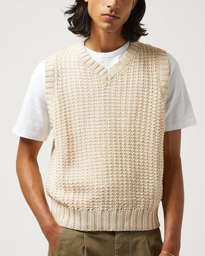 Mercerized Vest Natural